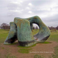 Rank good quality large abstract cast metal decoration sculpture for outdoor ornament
